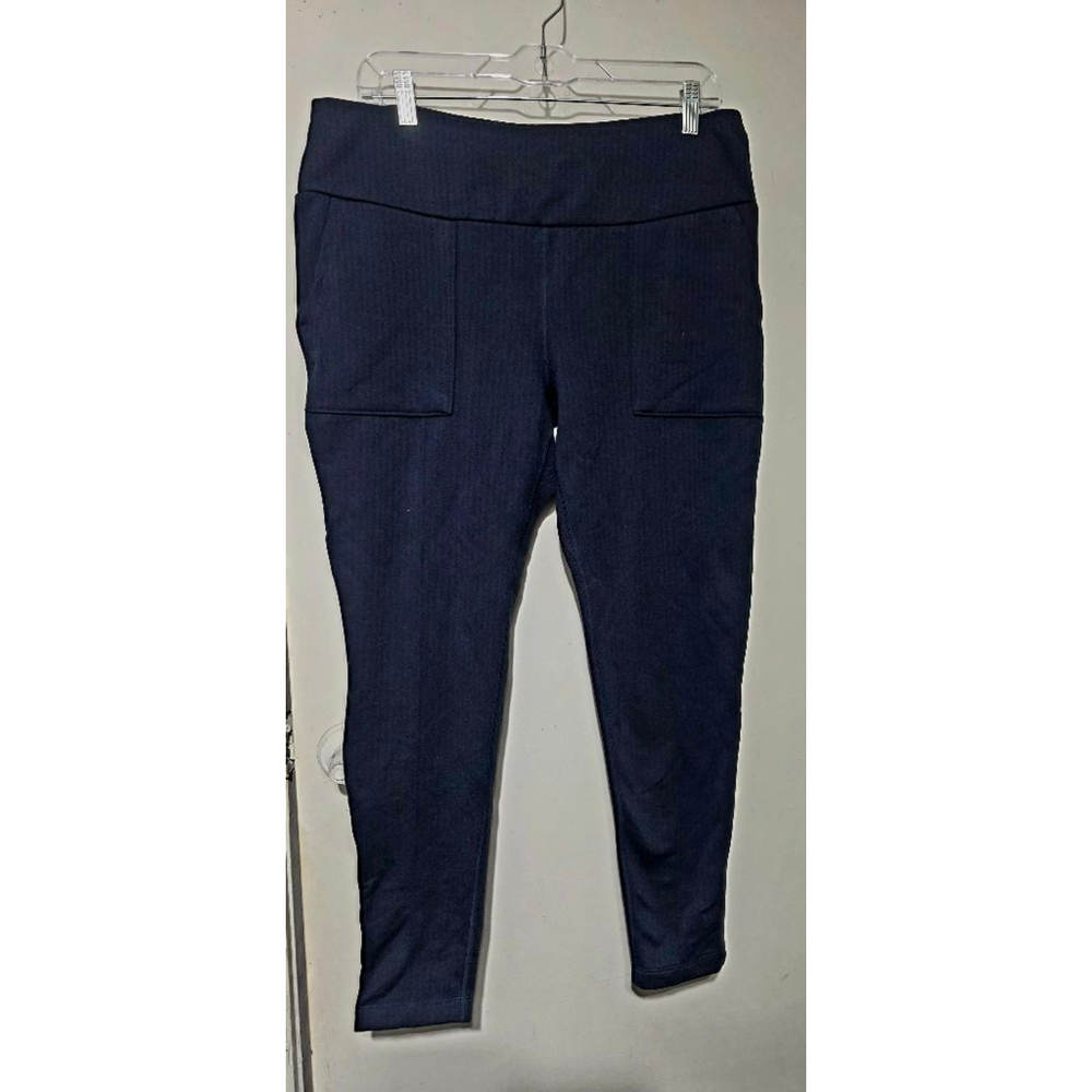 Women's‎ MONDETTA Navy Herringbone Leggings XL
